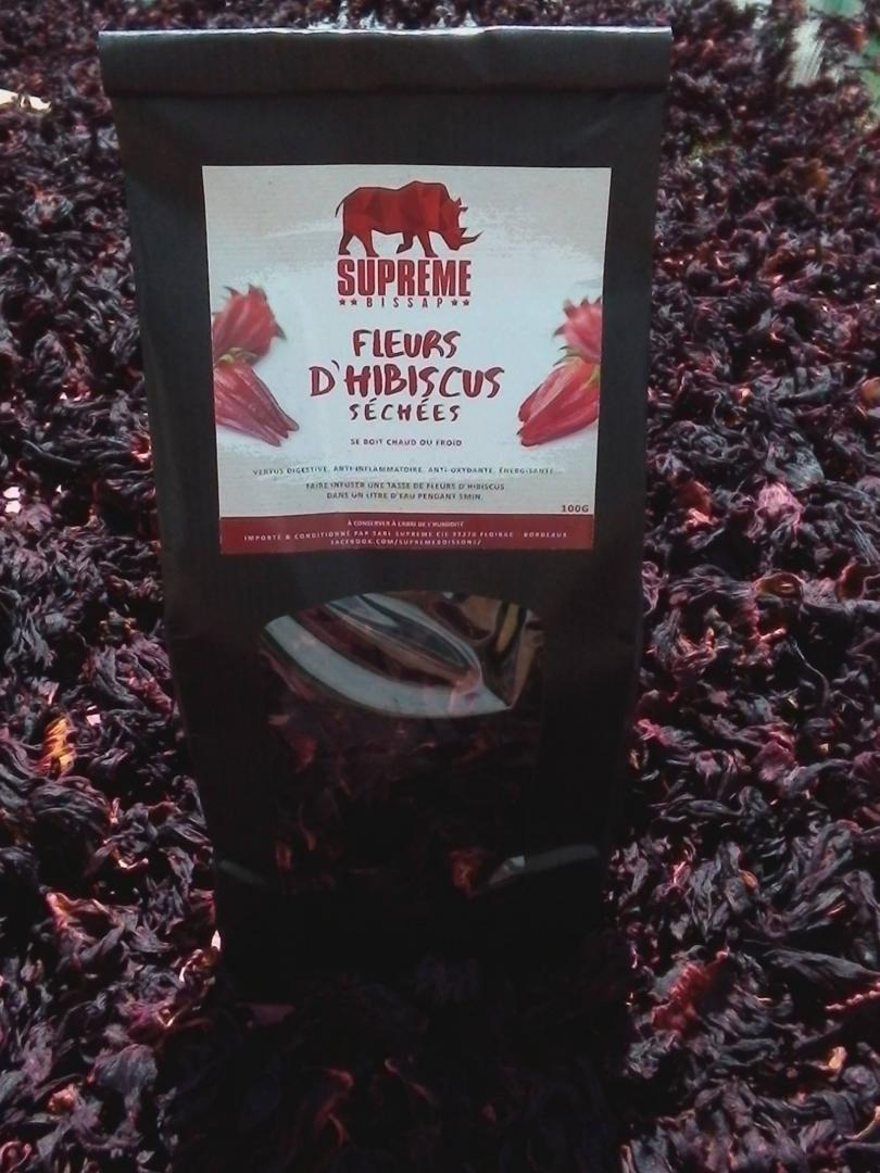 Fleurs d'Hibiscus Séchées - Suprême Boissons 